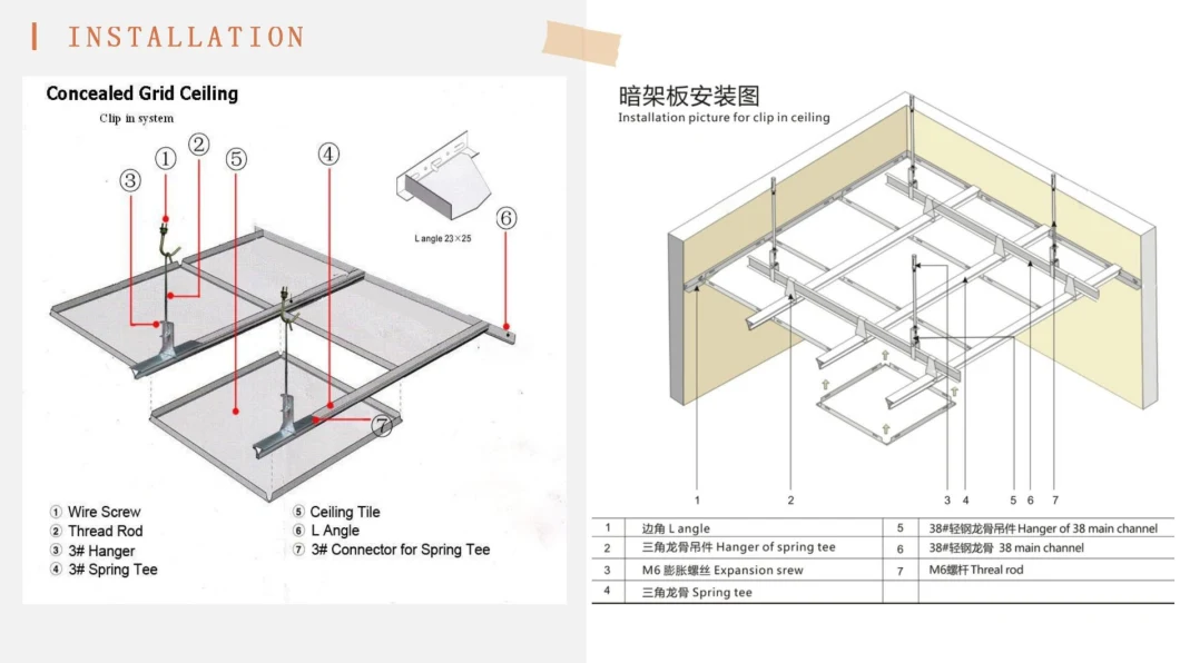 OEM Perforated Factory Price Metal Suspended Aluminum Ceiling for Office Decoration