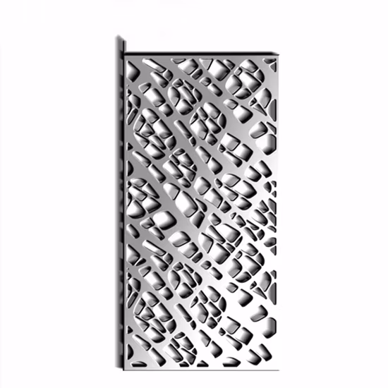 Painel de teto decorativo de corte a laser Painel perfurado decorativo de alumínio Teto de metal