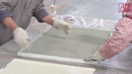 Material de Construção Revestimento de Parede Cortina Composto Sandwich Alumínio Honeycomb Panel para Fachada Externa